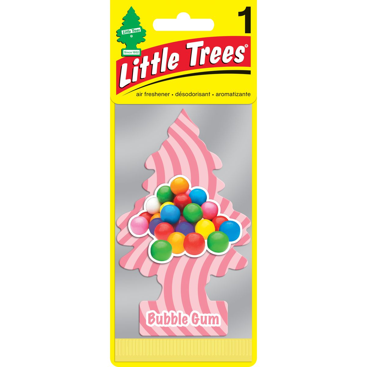 Little Trees Car Air Freshener Bubble Gum 1 Pack
