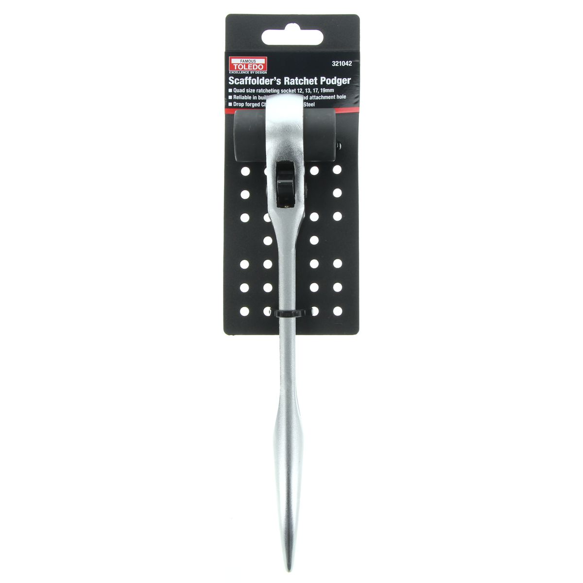 Toledo Podger Ratchet Scaff/Quad Socket 321042