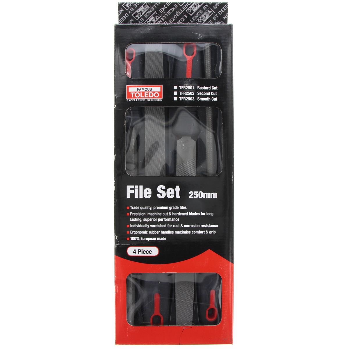 Toledo File Set 4Pc TFR250B
