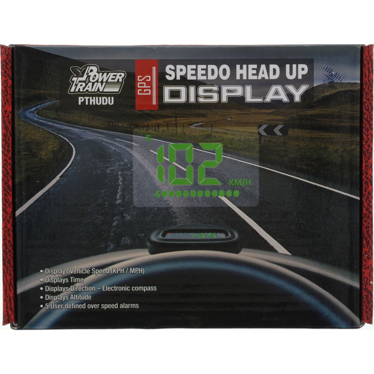 Power Winch Universal Heads Up Display PTHUDU