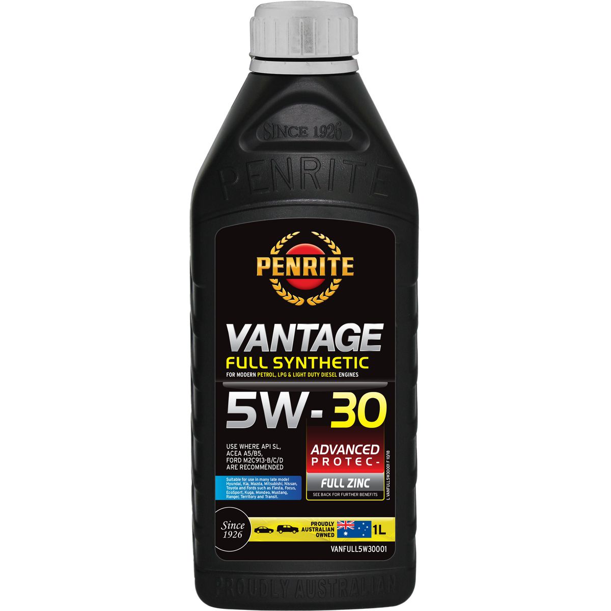 Penrite Vantage Full Synthetic 5W-30 Engine Oil 1L