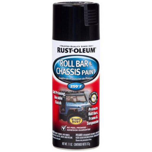 Rust-Oleum Roll Bar & Chassis Paint Gloss Black 312G RO 263377