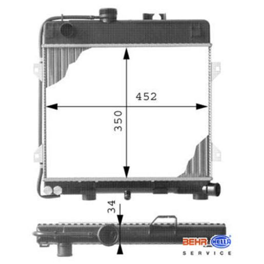 MAHLE Radiator Oe Quality CR668000P