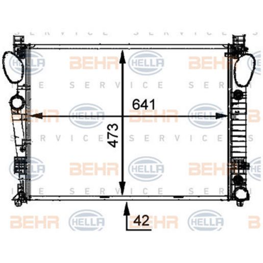 MAHLE Radiator Oe Quality CR464000P
