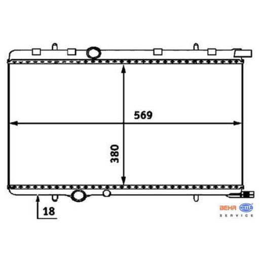 MAHLE Radiator Oe Quality CR515000S