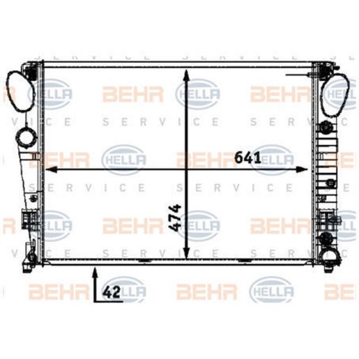 MAHLE Radiator Oe Quality CR564000P