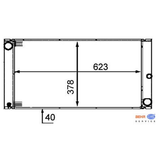 MAHLE Radiator Oe Quality CR572000P