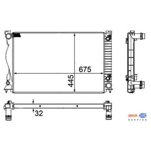 MAHLE Radiator Oe Quality CR789000S