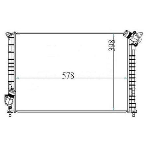 MAHLE Radiator Aluminium/Plastic CR 984 000S