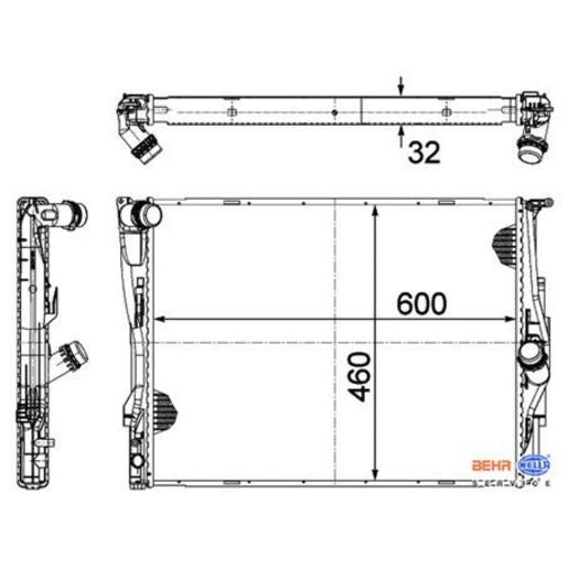 MAHLE Radiator Oe Quality CR1089000P