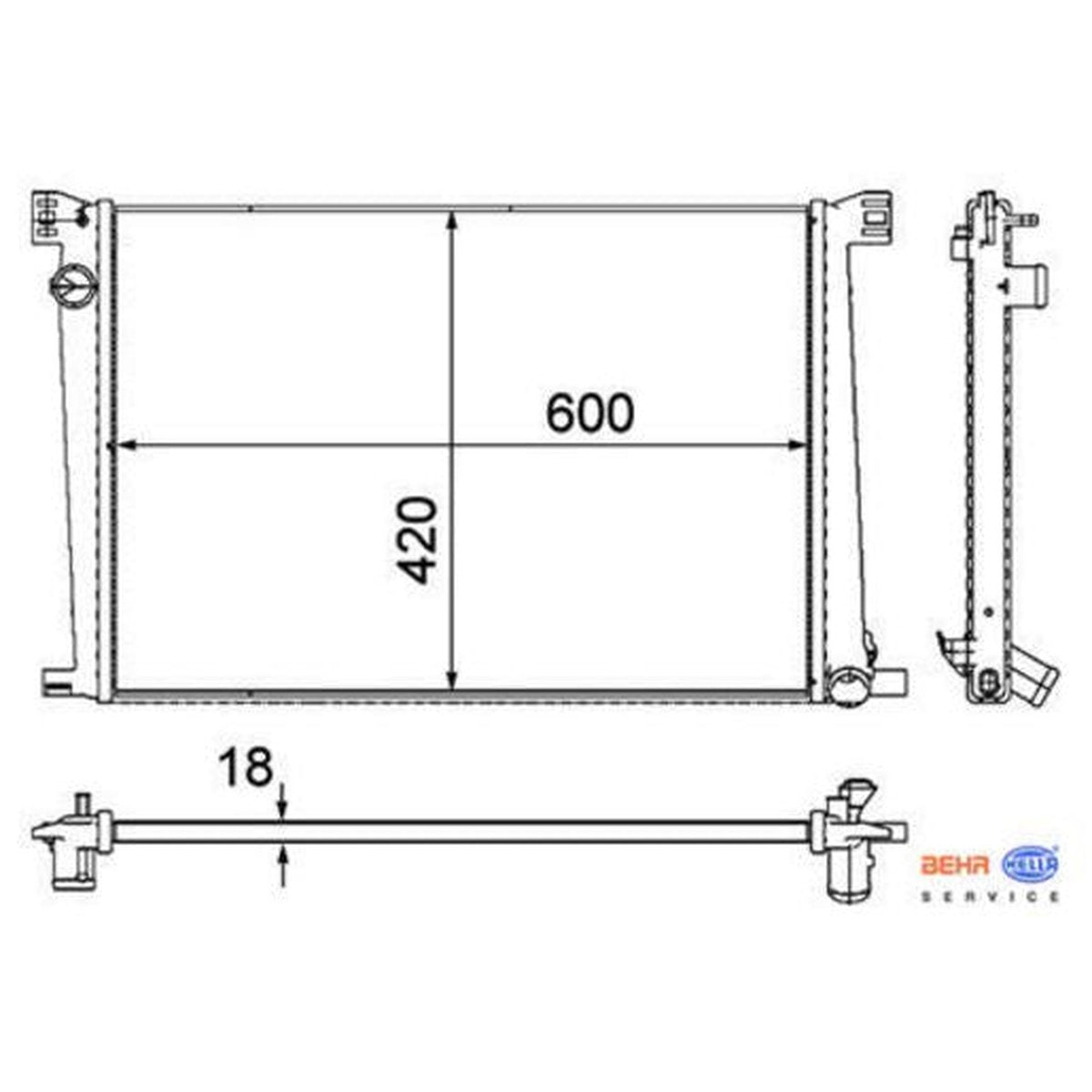 MAHLE Radiator CR 1123 000P