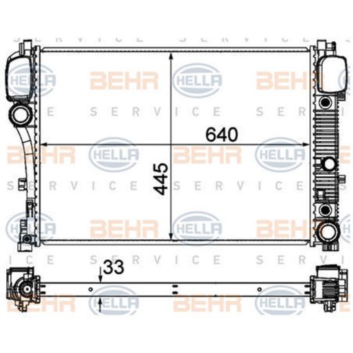 MAHLE Radiator Oe Quality CR38000S