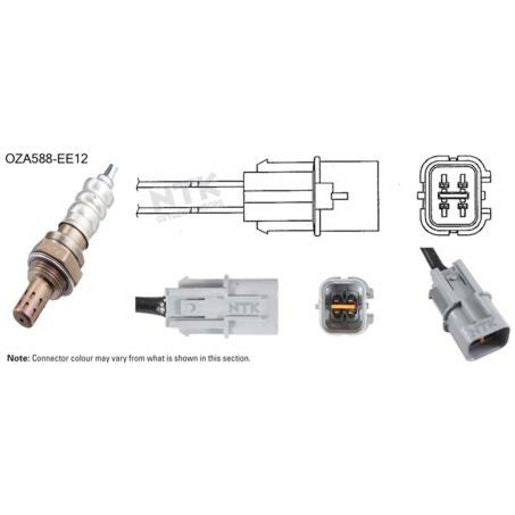 NTK Oxygen Lambda Sensor OZA588-KH12