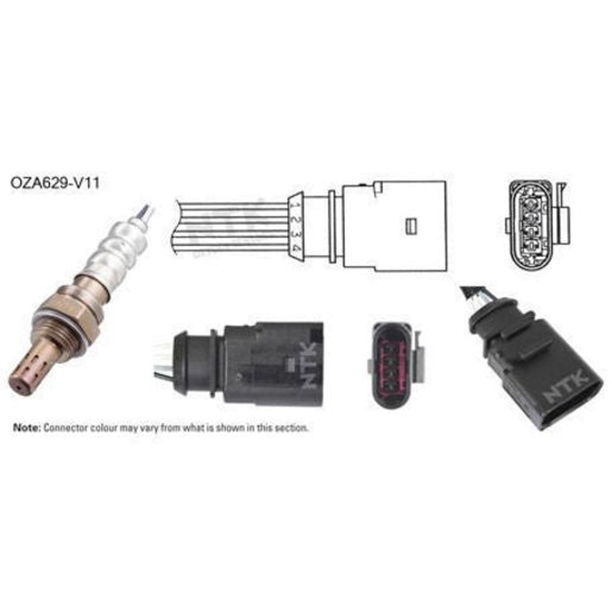 NTK Oxygen Lambda Sensor OZA629-V11