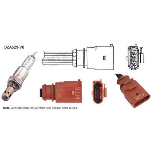 NTK Oxygen Lambda Sensor OZA629-V8