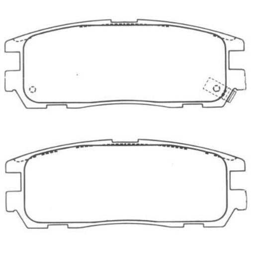 Bosch Blue Line Brake Pad Set Rear DB1280BL