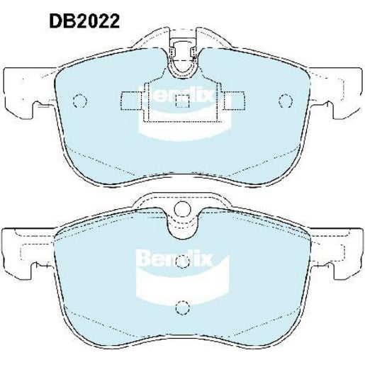 Bendix EURO Brake Pad Set Front DB2022 EURO+