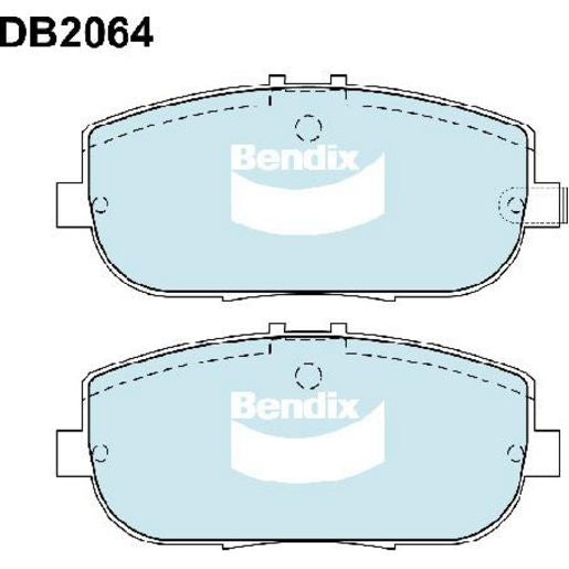 Bendix Ultimate Brake Pad Set Rear DB2064 ULT