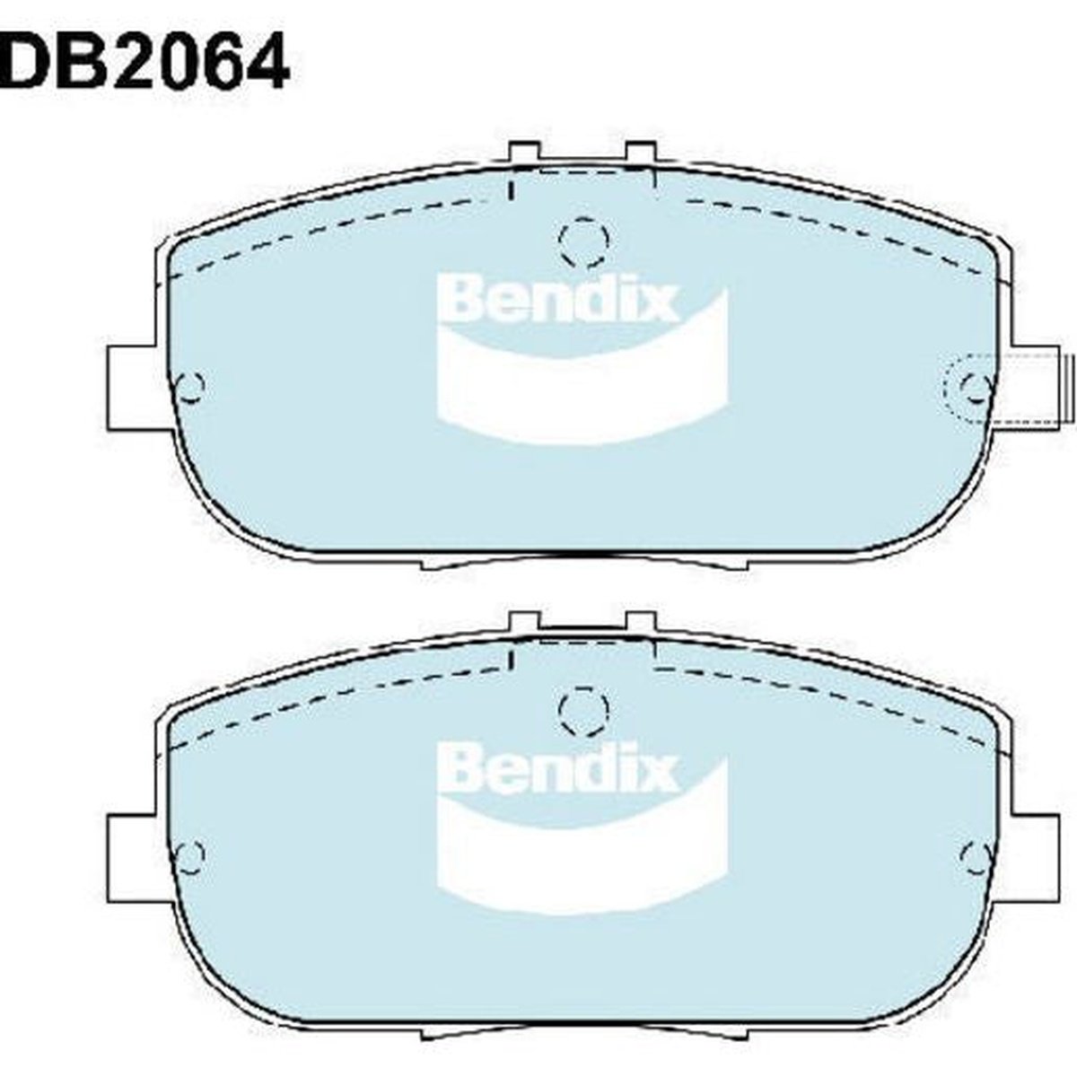 Bendix Ultimate Brake Pad Set Rear DB2064 ULT