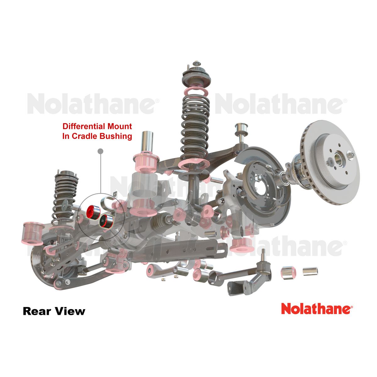 Nolathane Differential Bush Kit 49211