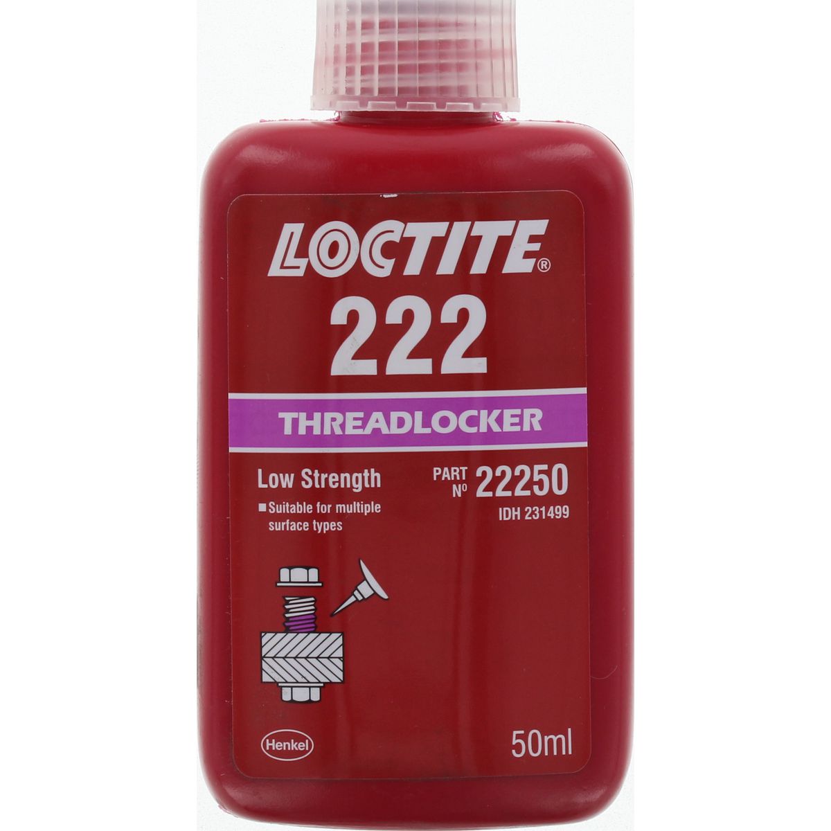 Loctite 222 Thread Locker Low Strength 50ml 231499