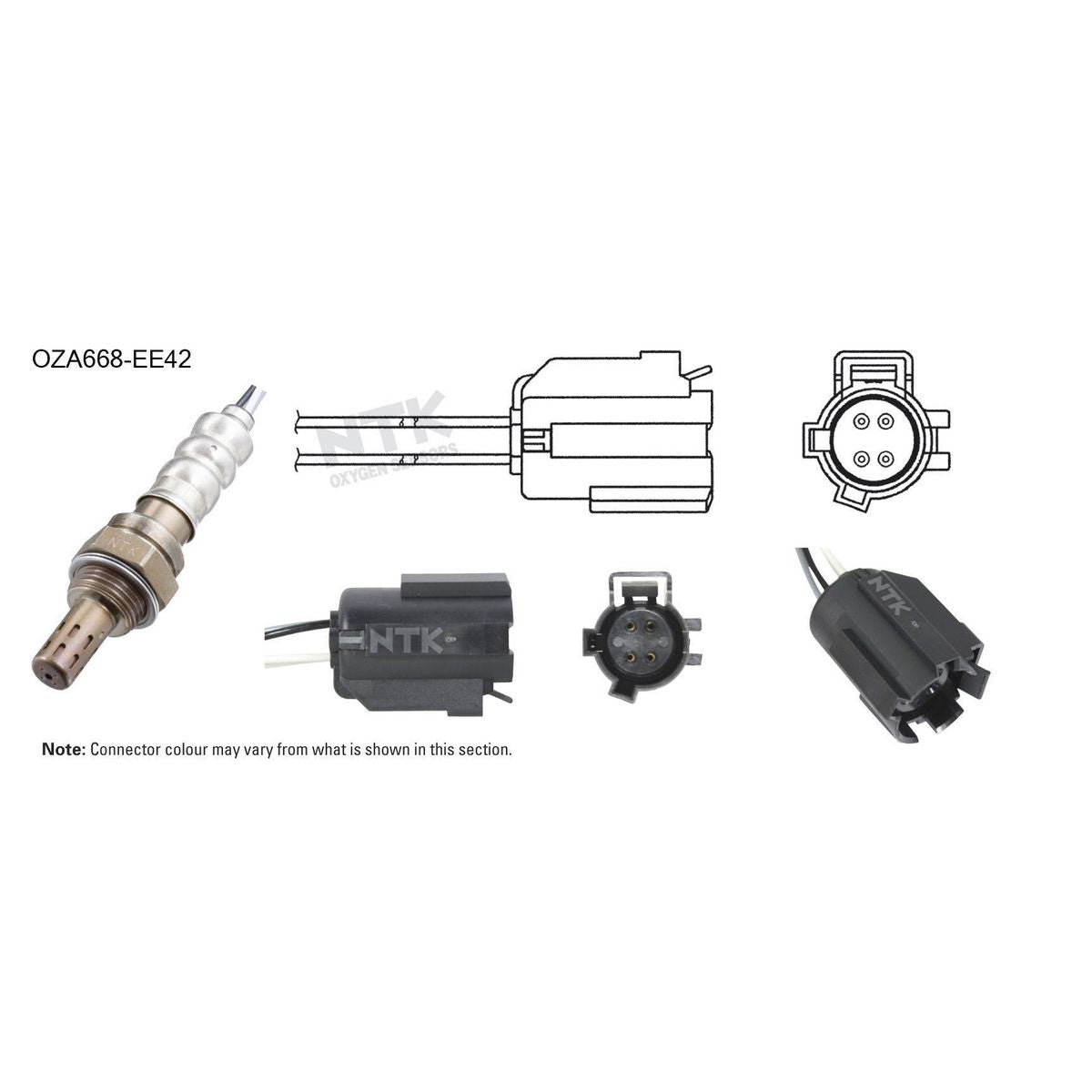 NTK Oxygen Lambda Sensor OZA668-EE42