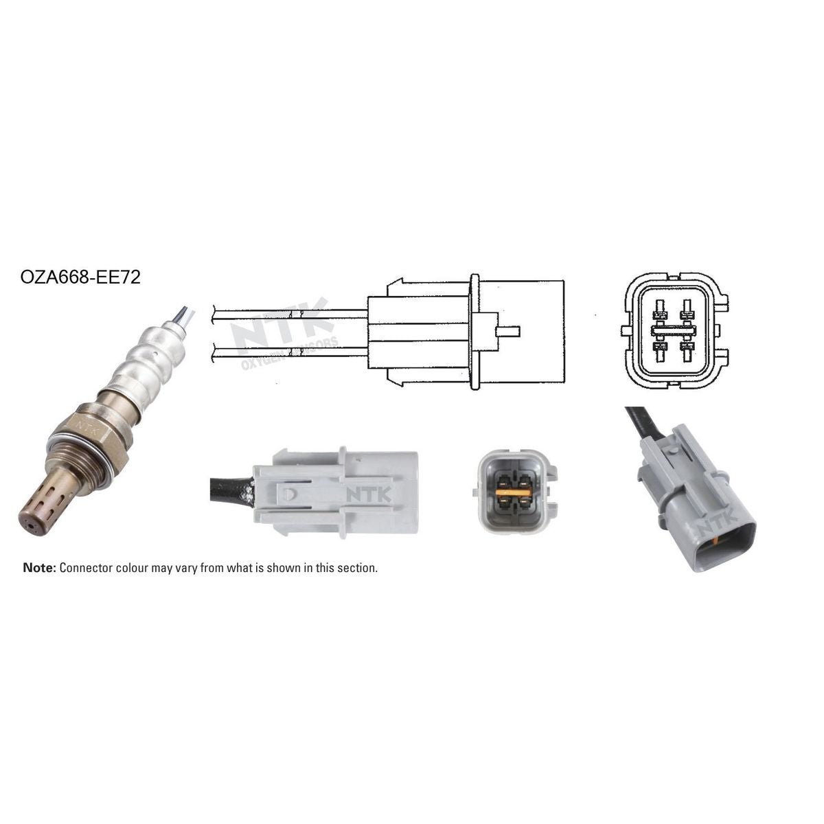 NTK Oxygen Lambda Sensor OZA668-EE72