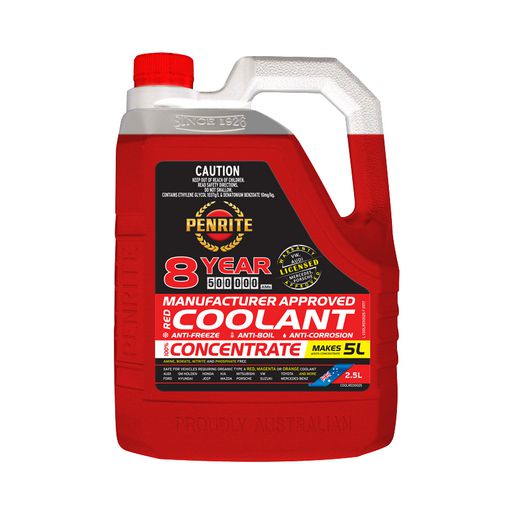Penrite 8 Year 500,000km Red Coolant Concentrate 2.5L COOLRED0025