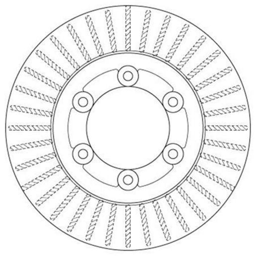 TRW Disc Brake Rotor 273Mm DF6487S