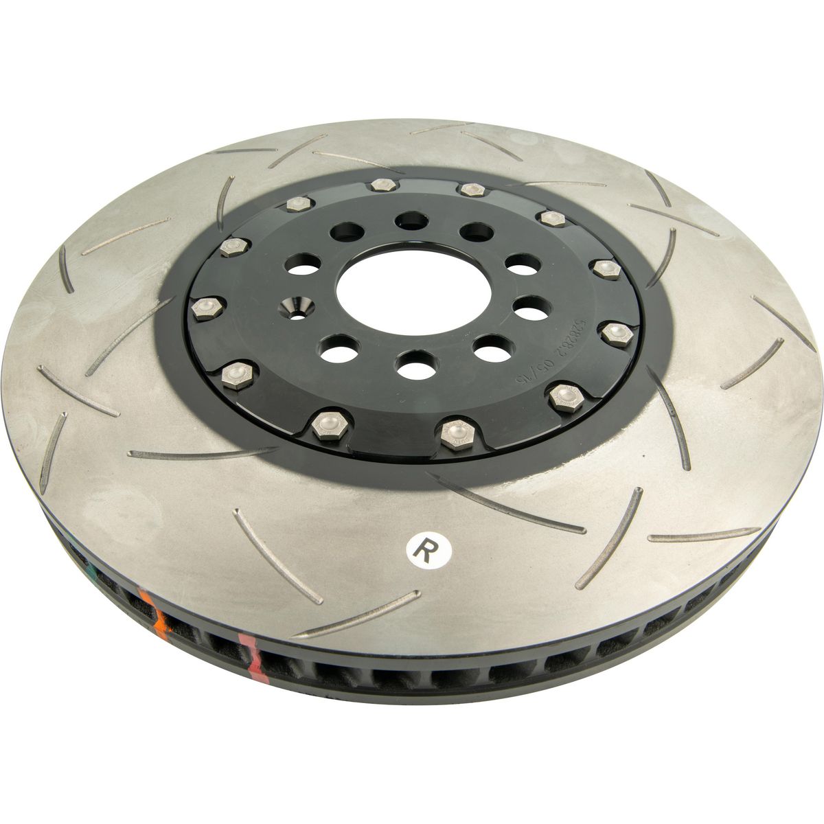 DBA T3 5000 Slotted 2Pc Brake Rotor 334mm Front RH DBA52828BLKRS