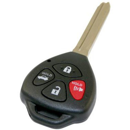 MAP Car Remote Shell & Buttons (4 Button) fits Toyota KF328