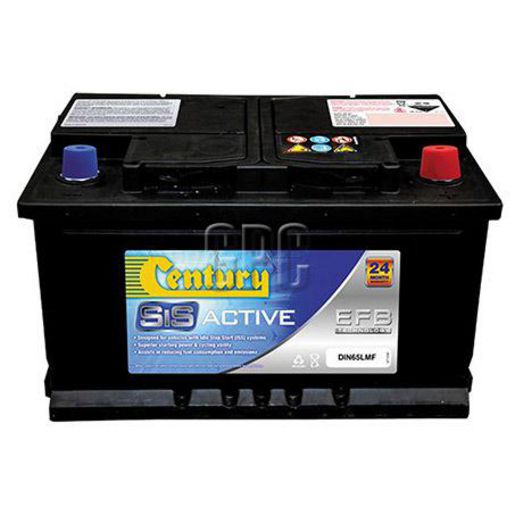 Century Batteries Century Hybrid & Iss Battery DIN65LMF EFB