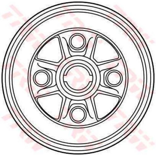TRW Brake Drum DB4181