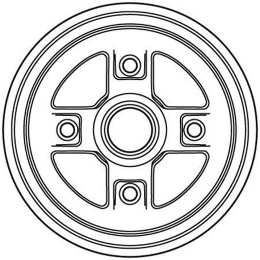 TRW Brake Drum DB4395