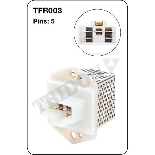 Tridon AC Blower Motor Resistor TFR003