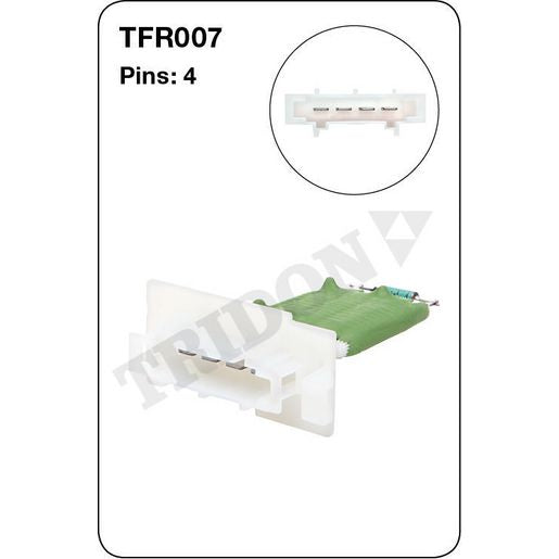 Tridon AC Blower Motor Resistor TFR007