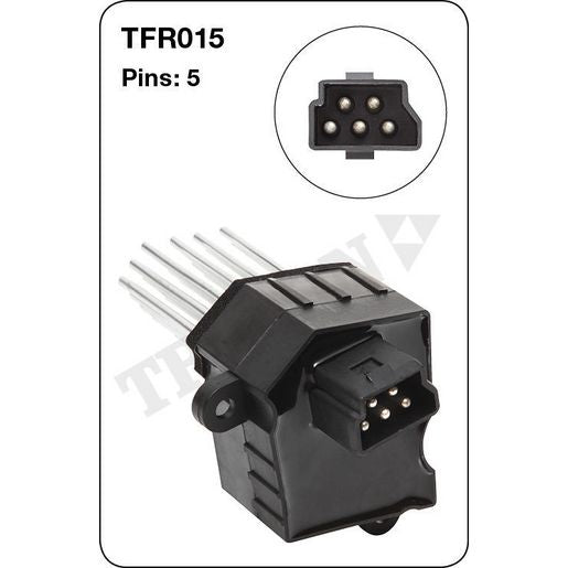 Tridon AC Blower Motor Resistor TFR015