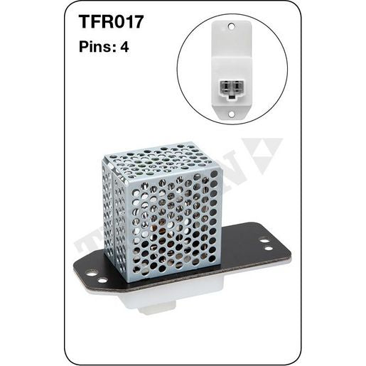 Tridon AC Blower Motor Resistor TFR017
