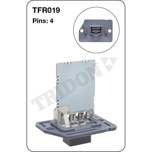 Tridon AC Blower Motor Resistor TFR019