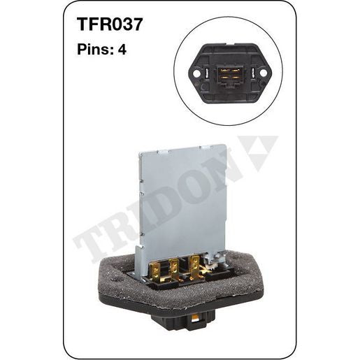 Tridon AC Blower Motor Resistor TFR037