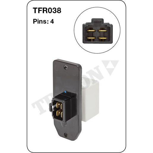 Tridon AC Blower Motor Resistor TFR038