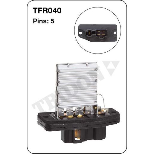 Tridon AC Blower Motor Resistor TFR040