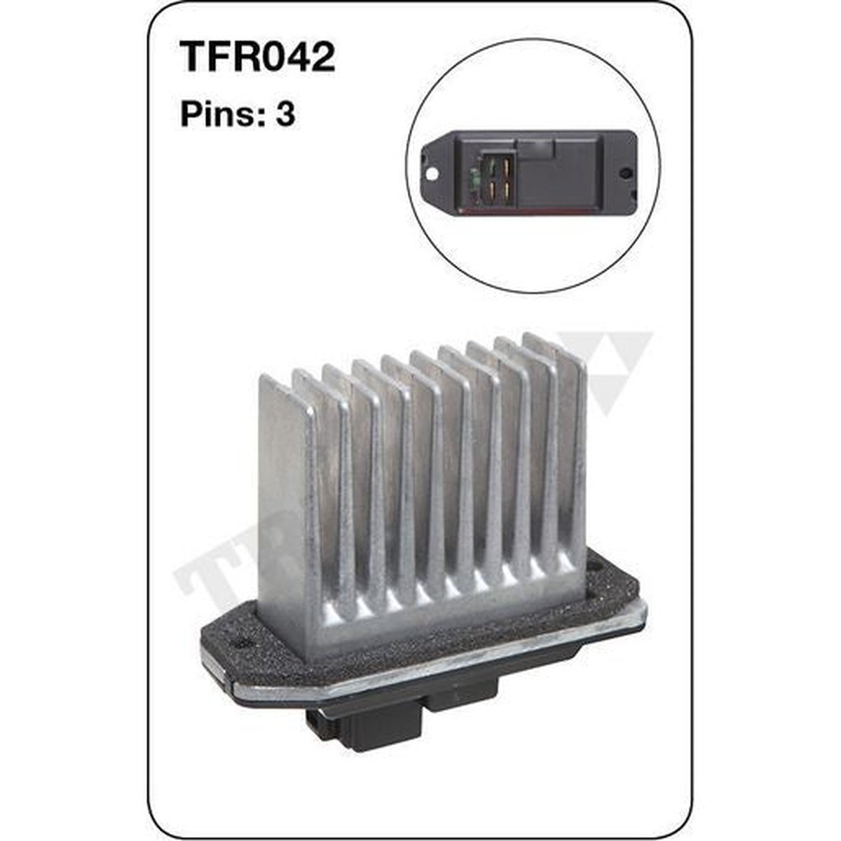 Tridon AC Blower Motor Resistor TFR042