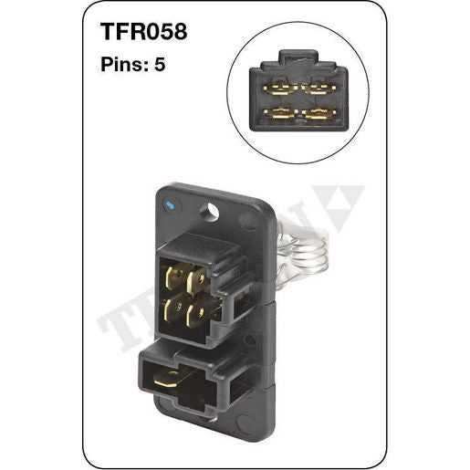 Tridon AC Blower Motor Resistor TFR058