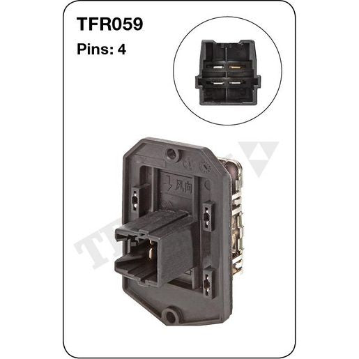 Tridon AC Blower Motor Resistor TFR059