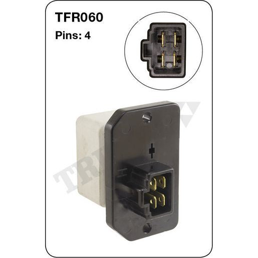 Tridon AC Blower Motor Resistor TFR060