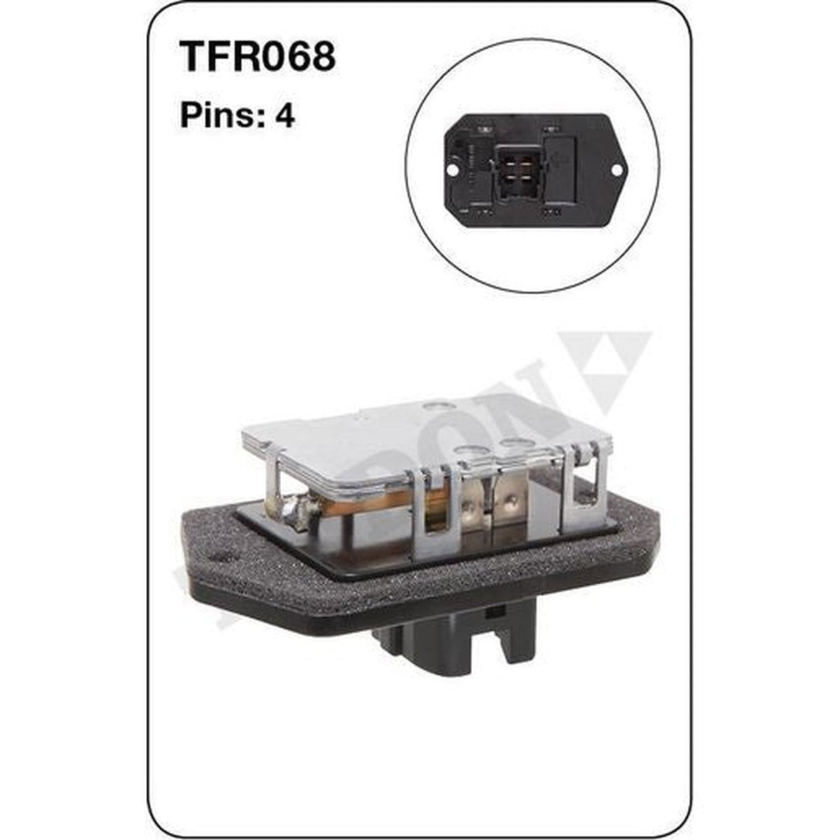 Tridon AC Blower Motor Resistor TFR068