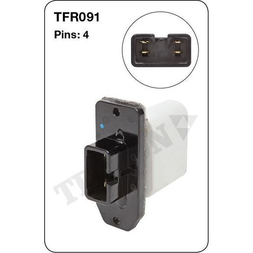 Tridon AC Blower Motor Resistor TFR091