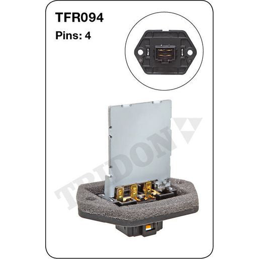 Tridon AC Blower Motor Resistor TFR094