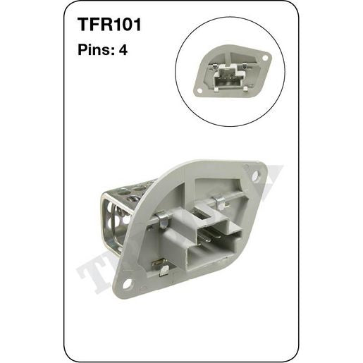 Tridon AC Blower Motor Resistor TFR101